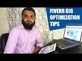 Fiverr GIG Optimization Tips Urdu Tutorial