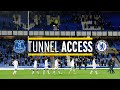 FANS RETURN TO GOODISON! | TUNNEL ACCESS: EVERTON 1-0 CHELSEA