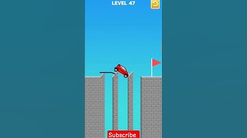 “Draw Bridge Level 47 🤯 | Most Satisfying Puzzle Solution 🔥 | Can You Beat This?”