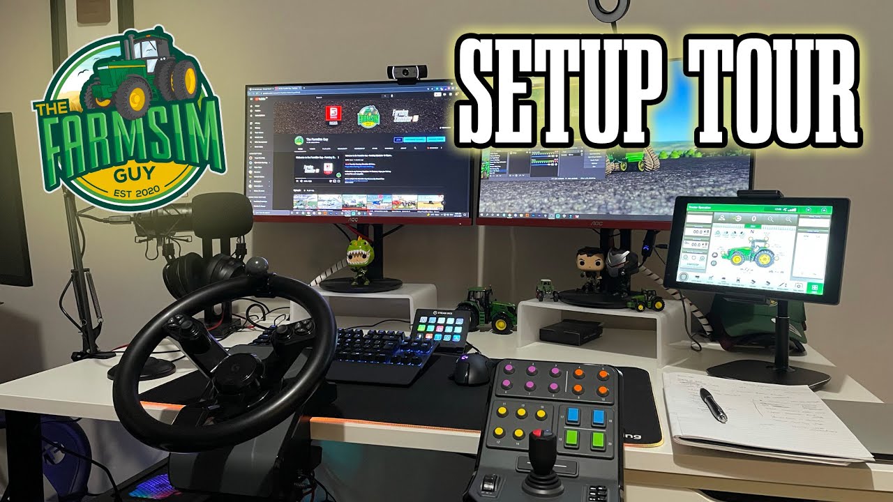 The Farm Sim Guy - Studio Tour - See Where I Create my Content for FS19 