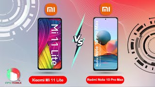 Xiaomi Mi 11 Lite vs Redmi note 10 pro max full Comparison ||  #infomobile