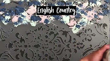 re·design with prima®-3D Stencils with Chalk Pastes®