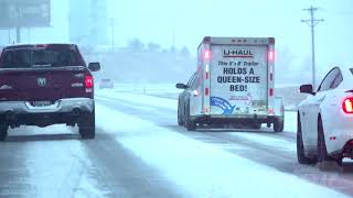 02-24-2020 Rapid City, SD - Slide-Offs Accidents Snowy Travel