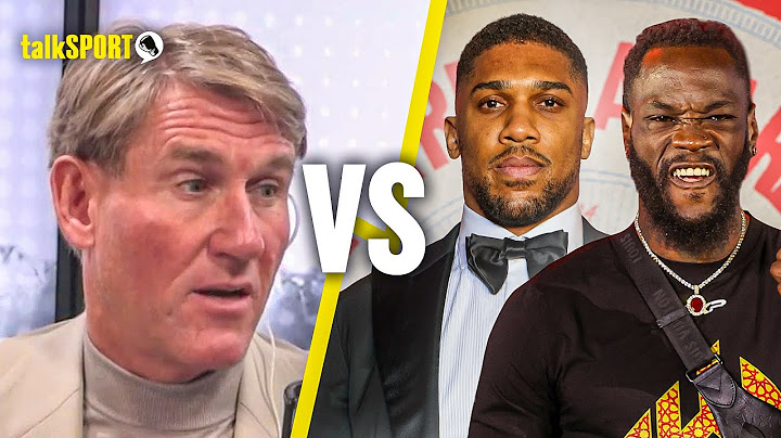 "Past His Sell-By Date" Simon Jordan SLAMS Anthony Joshua v Deontay Wilder in DEBATE with Adam Smith
