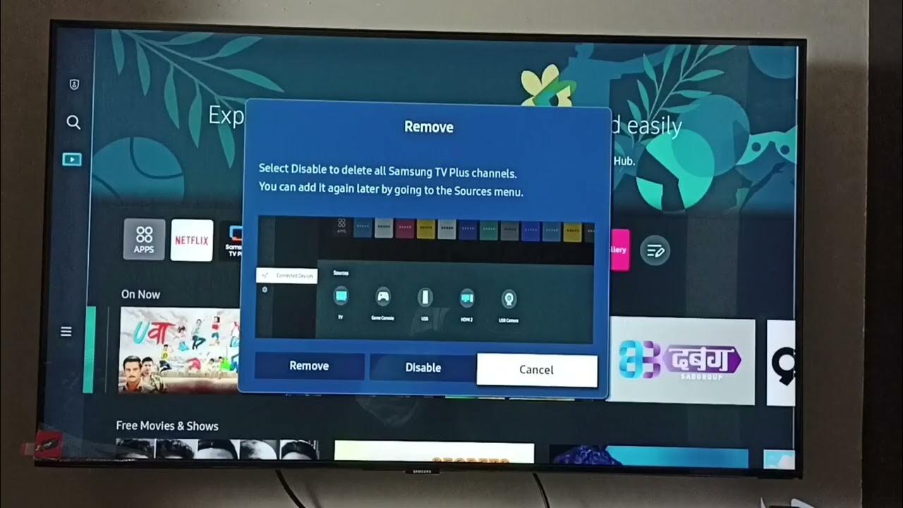 How to Disable Samsung TV Plus App and Channels in Samsung Crystal 4K