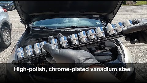 13 Pc. 3/8" Drive Metric Spline Socket Set - PLT99813 - Platinum Tech by ATD Tools