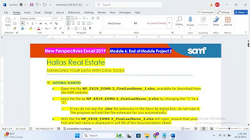 New Perspectives Excel 2019 | Module 6: End of Module Project 2 | Hallas Real Estate | NP_EX_EOM6-2