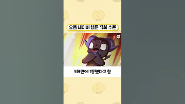 요즘 네이버웹툰 작화 수준 