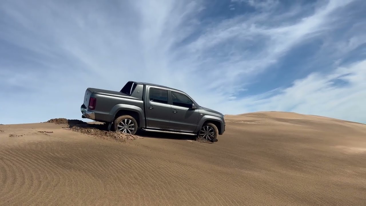 amarok v6 en el medano blanco