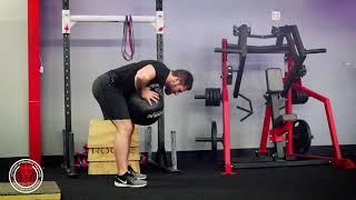 Hinged Medball Chest Passes