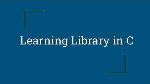 Learning C Library