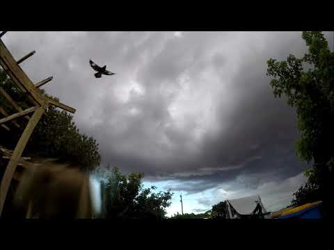 Cool timelapse - Rotating Meso Cyclone - Almost Funel cloud - Tornado