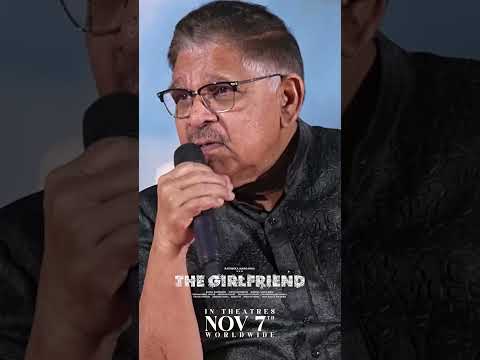 #AlluAravind Garu's confidence says it all! | #RashmikaMandanna's performance in #TheGirlfriend 📈