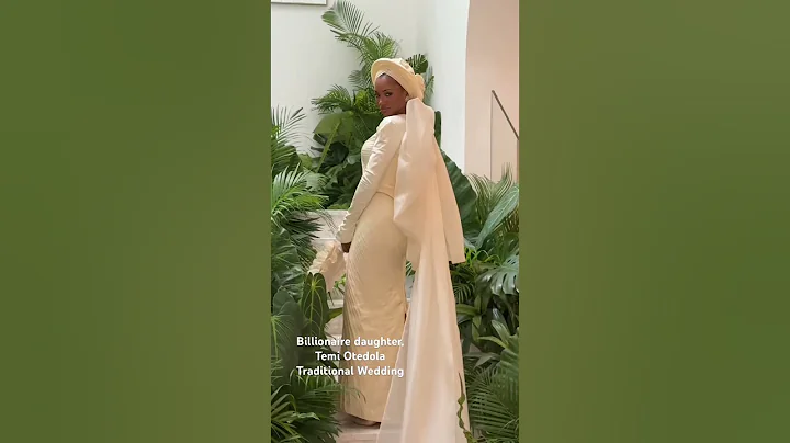 Billionaire daughter, Temi Otedola Traditional Wedding #temiotedola #weddingdress #nollywoodmovie