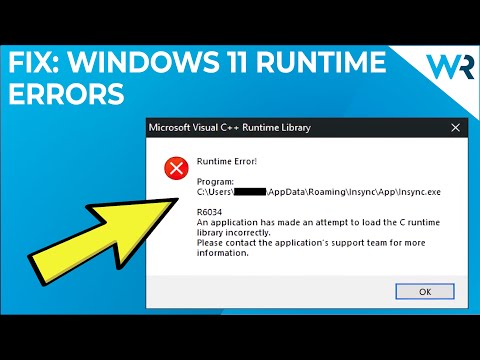 Getting a Runtime Error in Windows 11? Fix it now!