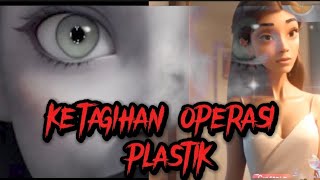 ketagihan Oplas sampai alam baka,GADIS PLASTIK #HORORMISTERI  kartun hantu, animasi horor