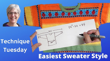 Basics of Drop Shoulder Sweaters // Technique Tuesday