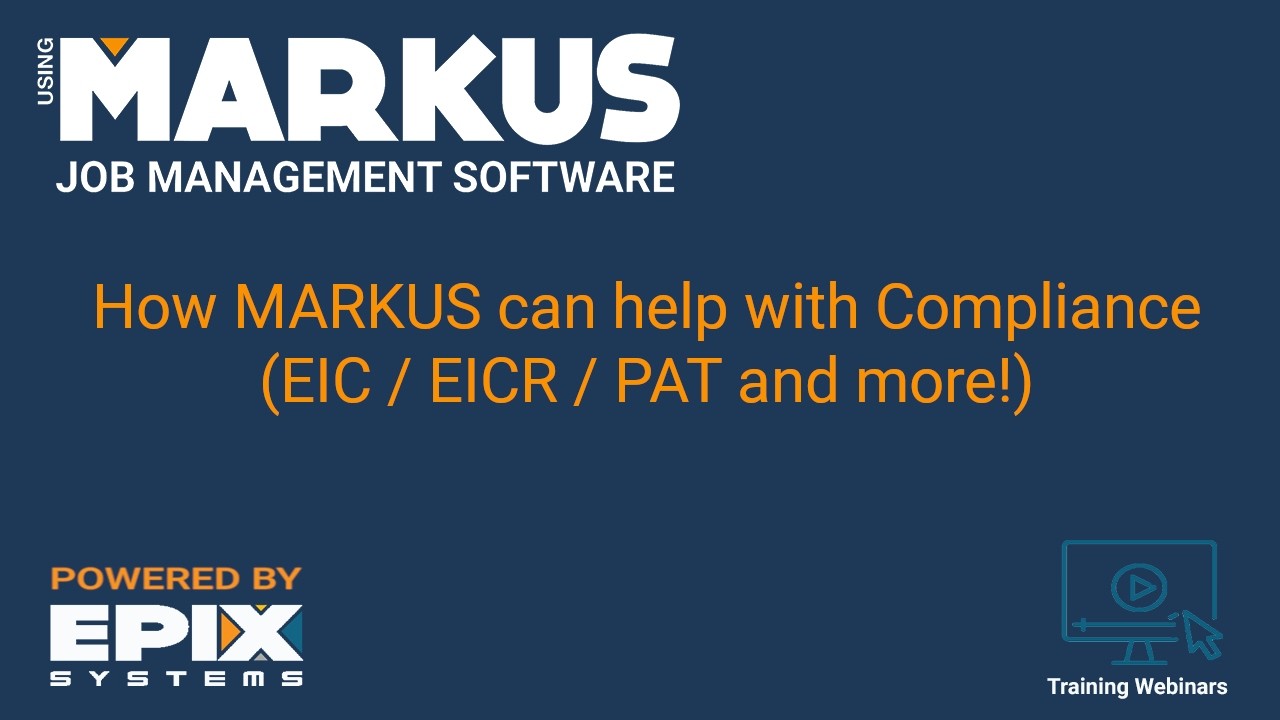 Webinar 14 - How MARKUS can help with Compliance - YouTube