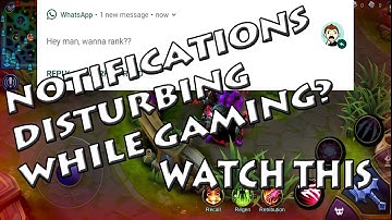 Block All Notifications While Gaming | No Root | Mobile Legends | PUBG Mobile | Slowthy Sloth