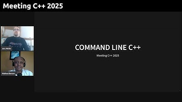Command Line C++ Development - Mathew Benson - Meeting C++ 2025