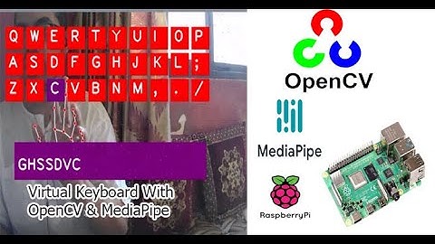 virtual keyboard opencv | computer vision | raspberry pi 4 mediapipe virtual keyboard | opencv