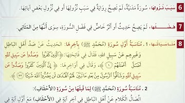 البطاقات  البطاقة 47  سورة محمد  Muhammad