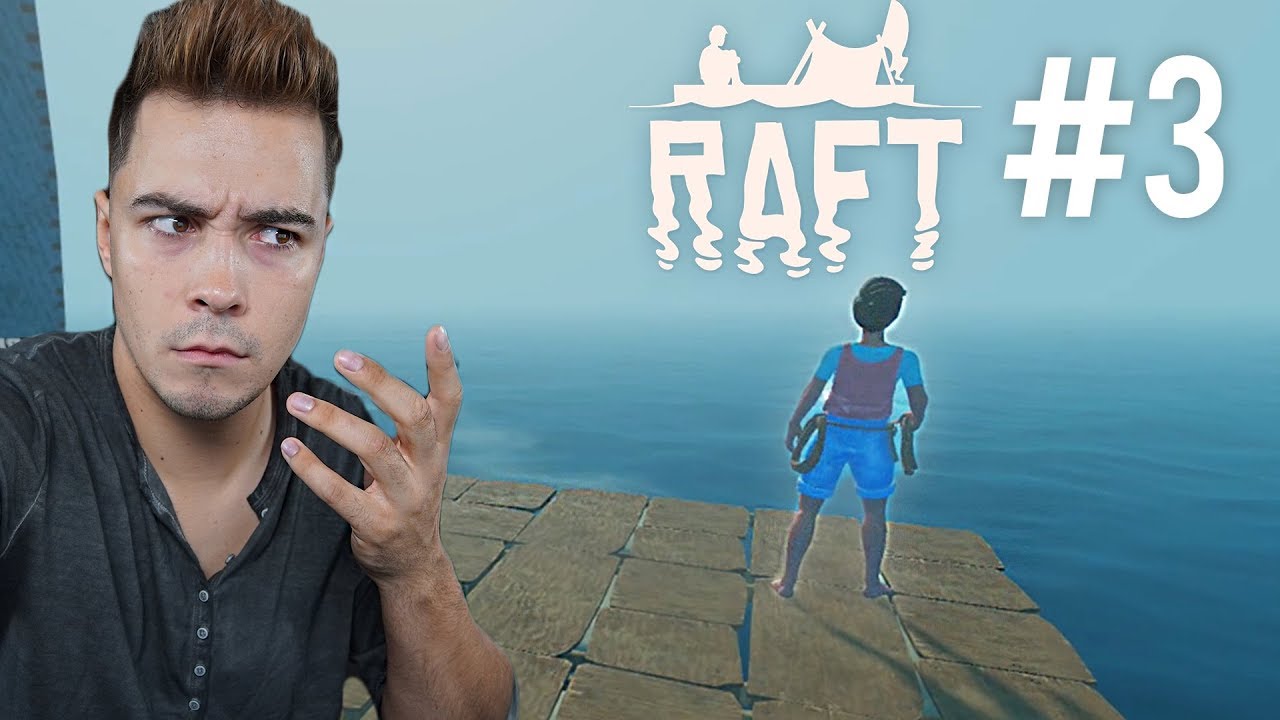 gdzie rezi buduje dom DOŁĄCZYŁ DO MNIE GRACZ! - RAFT 3