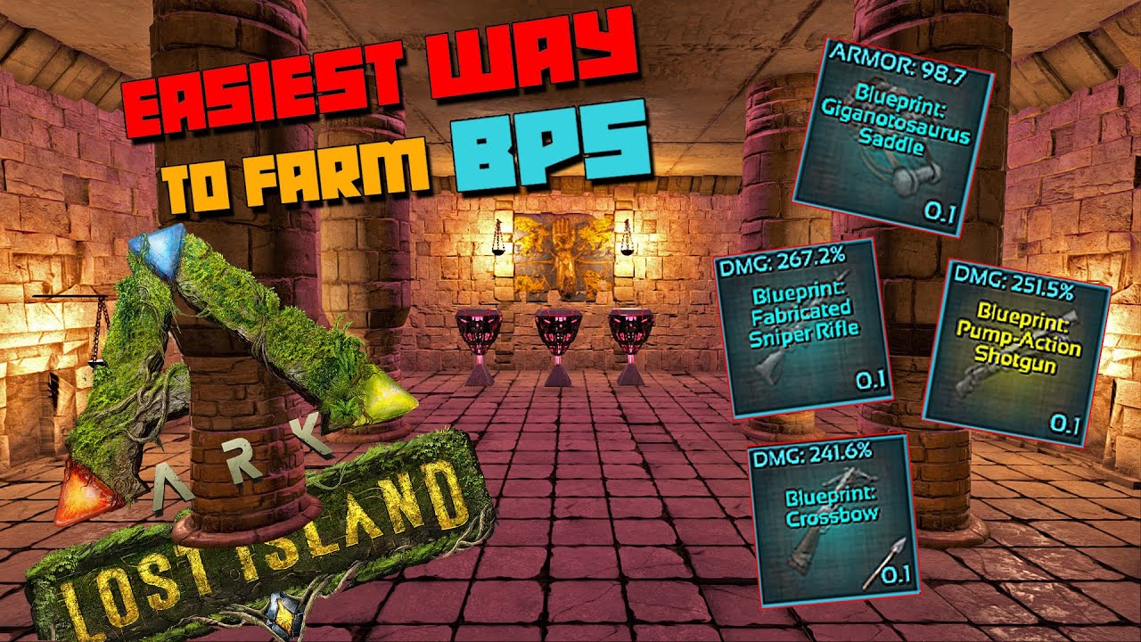 ARK Lost Island Labyrinth Cave Walkthrough BEST Way To Farm