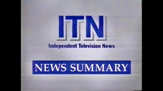 ITN News Bulletin. Tuesday 20th April 1993.  ITV Anglia.