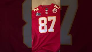 Unboxing Travis Kelce jersey #87 Kansas City Chiefs Travis Kelce Eagles Jersey