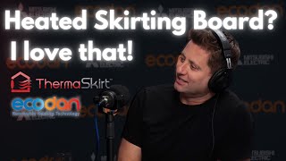 George Clarke discovers Skirting Board Heating on Mitsubishi Podcast with Barratt Developments