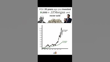 If you invested $1000 in JP MORGAN and never sold 📈💸 #jpmorgan #usa #stockmarket #nasdaq #sp500