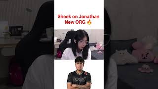 Sheek Reaction on Jonathan New ORG 🖤 #sheek #s8ul #jonathangaming