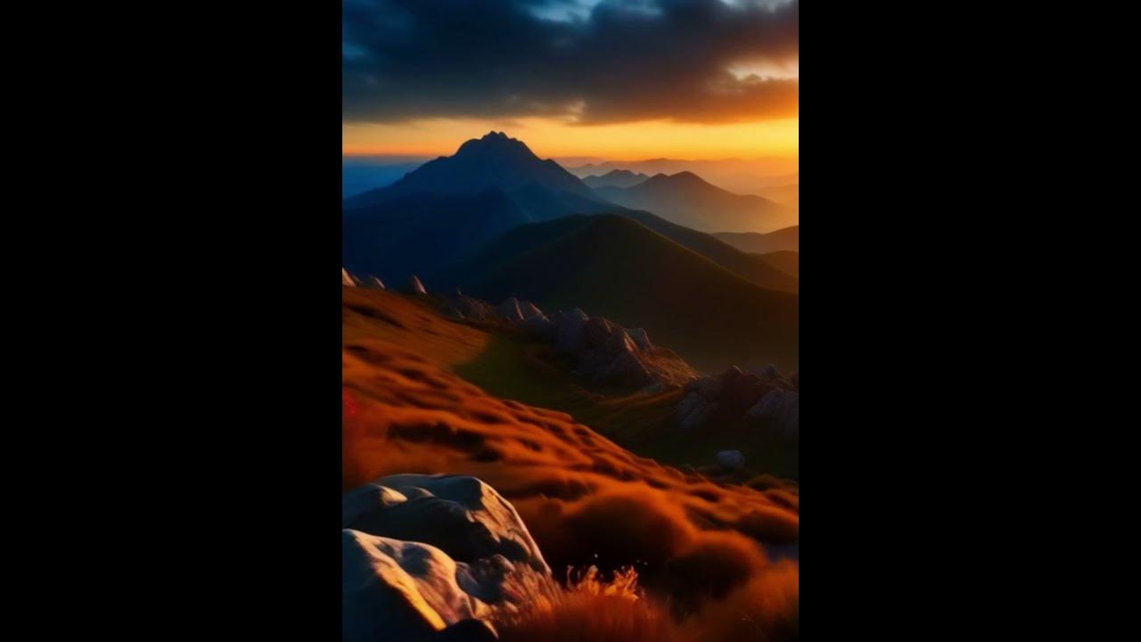 Футаж . Домик в горах - YouTube
