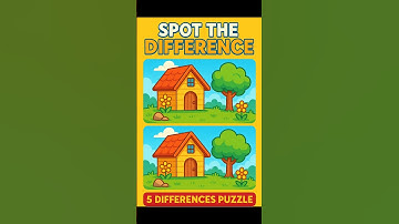 Only 1% Can Spot All 5 Differences in This Puzzle! 🔎🌳
