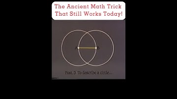 The Ancient Math Trick That Still Works Today😯👌✅ #Geometry #MathHistory #Euclid
