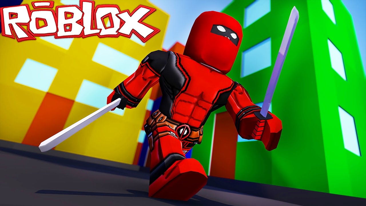 Deadpool In Roblox Roblox Superheroes Youtube