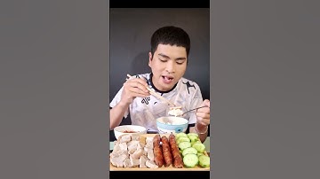 Mukbang Thịt Luộc Chấm Mắm Cá Rò #shorts