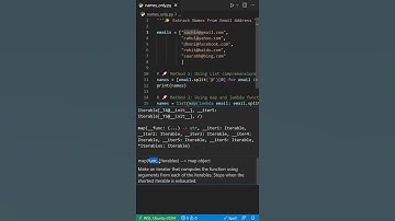 Extract Names From Email Address