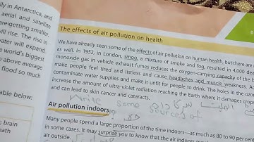 oxford secondary science book 3 unit 5 pollution and the environment pg 52 and 53 reading
