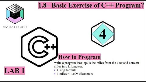 1.8 -- Write a c++ program that inputs the miles from the user and convert miles into kilometres.
