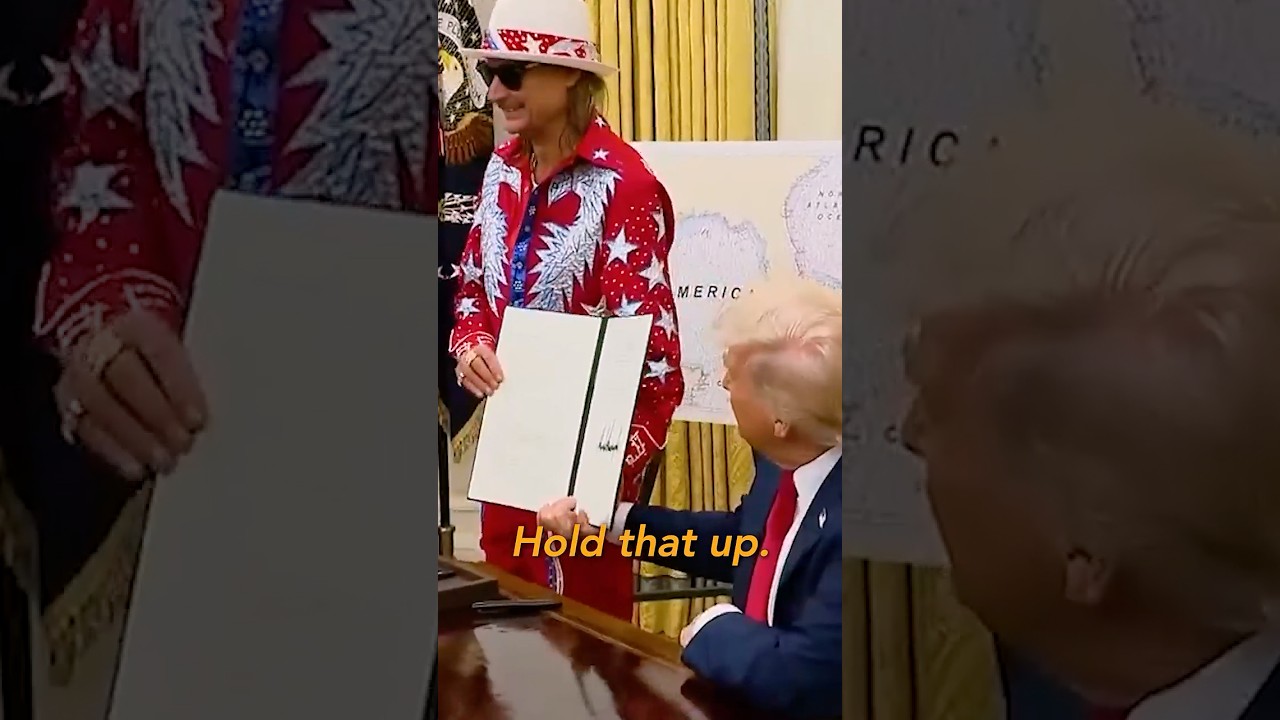 Trump and Kid Rock Leave Reporters STUNNED 🤣