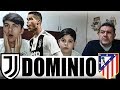 DOMINIO! RONALDO FENOMENO! JUVENTUS-ATLETICO MADRID 3-0 | LIVE REACTION