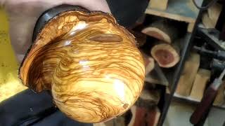 wood turning the project with seven pieces