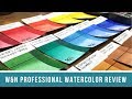 Winsor & Newton Professional Watercolor Review | Side-by-Side Swatch Comparison