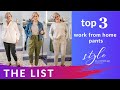 top 3 work from home pants | the list