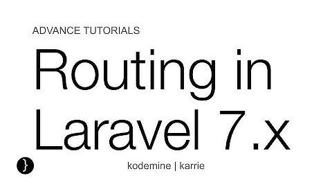 Routing in Laravel 7 : Laravel 7 Tutorial