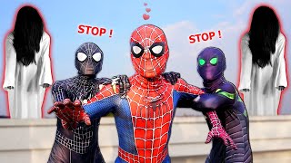 VENOM \& PURPLE HERO , WE NEED TO HELP SPIDER-MAN !!! ( Superheroes Funny Movie ) By FLife TV