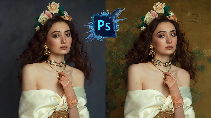 Change The Background of your Pictures, Create Old Masters Look, Photoshop Tutorial