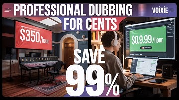 Say Goodbye to Studios: Complete Dubbing, Subtitle, Translation & Audio Tools in Voixie World